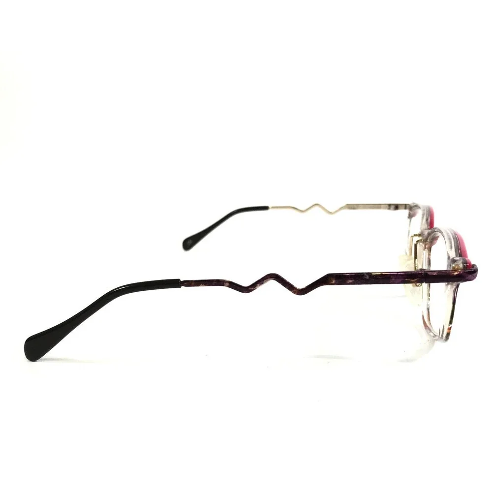 Vintage Neostyle Eyeglasses Frames FORUM 548 376 Purple Red Modernist 54-17-120